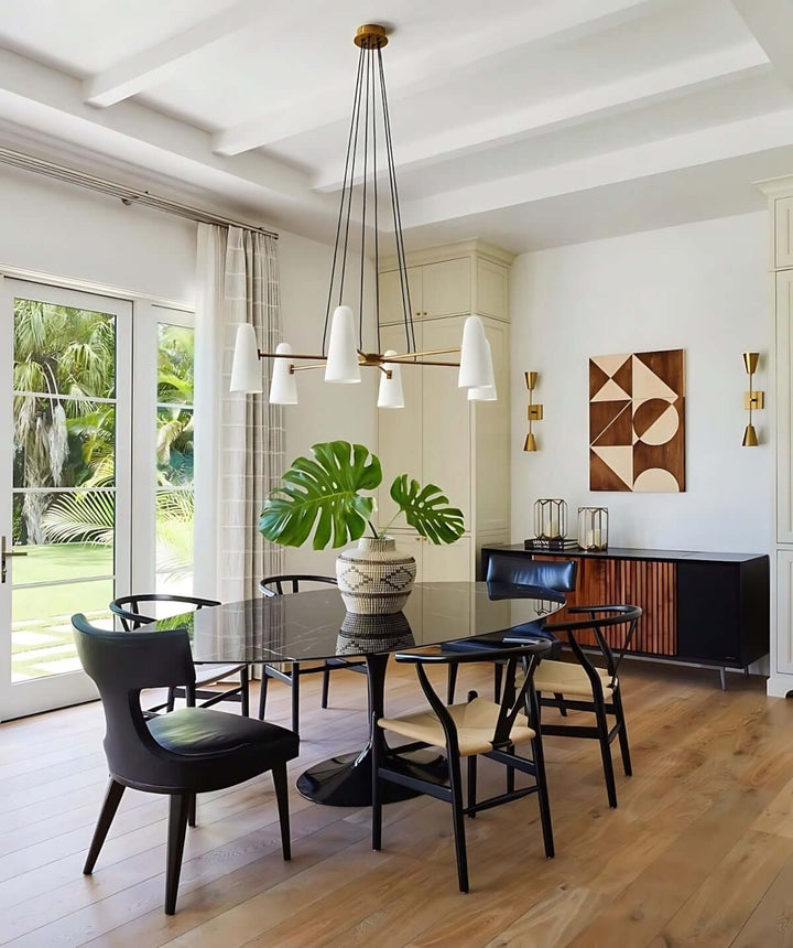 Xarvilo Chandelier – Postmodern Style Luxury Brass Chandelier