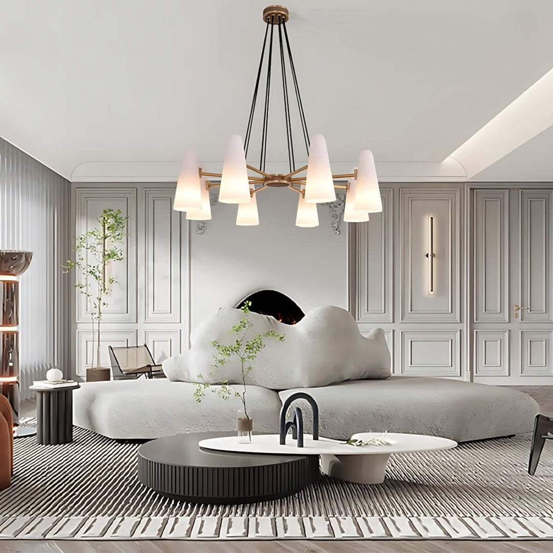 Xarvilo Chandelier – Postmodern Style Luxury Brass Chandelier