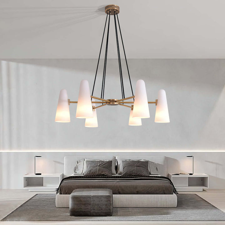 Xarvilo Chandelier – Postmodern Style Luxury Brass Chandelier