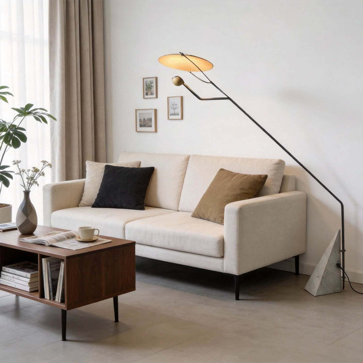 Xavilo Floor Lamp | Italian Marble Minimalist Living Room Lamp