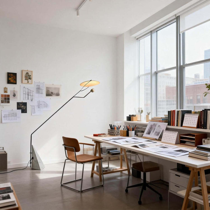 Xavilo Floor Lamp | Italian Marble Minimalist Living Room Lamp
