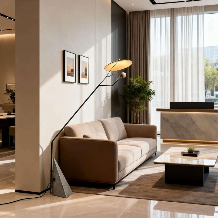 Xavilo Floor Lamp | Italian Marble Minimalist Living Room Lamp
