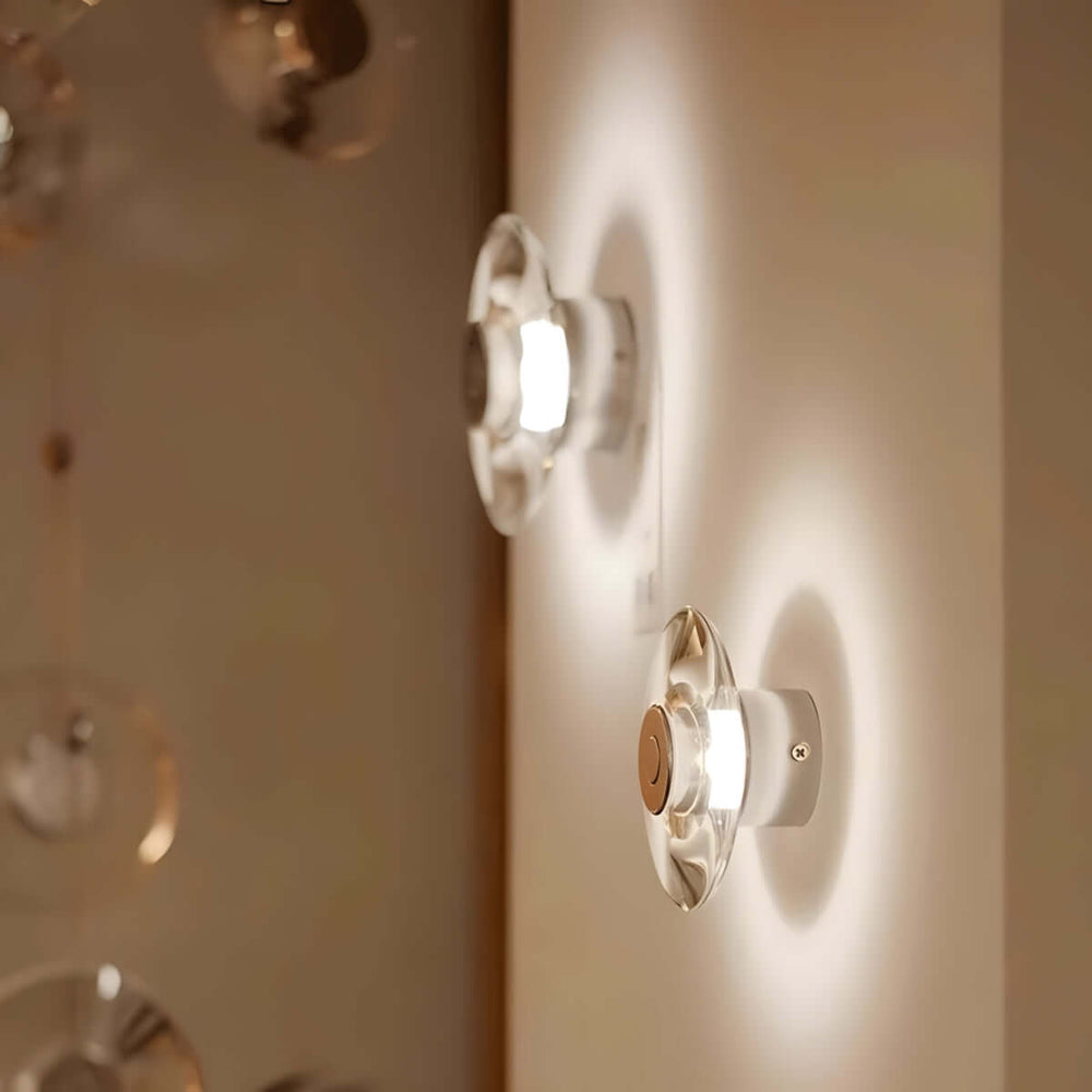 Xelune Wall Sconce – Italian Minimalist Creative Round Crystal