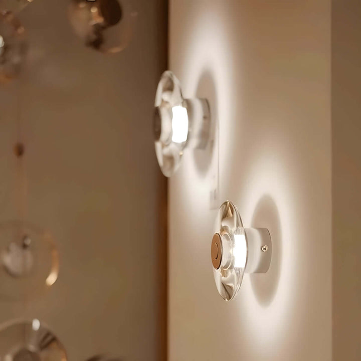 Xelune Wall Sconce – Italian Minimalist Creative Round Crystal