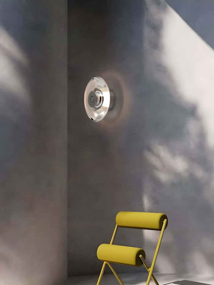 Xelune Wall Sconce – Italian Minimalist Creative Round Crystal