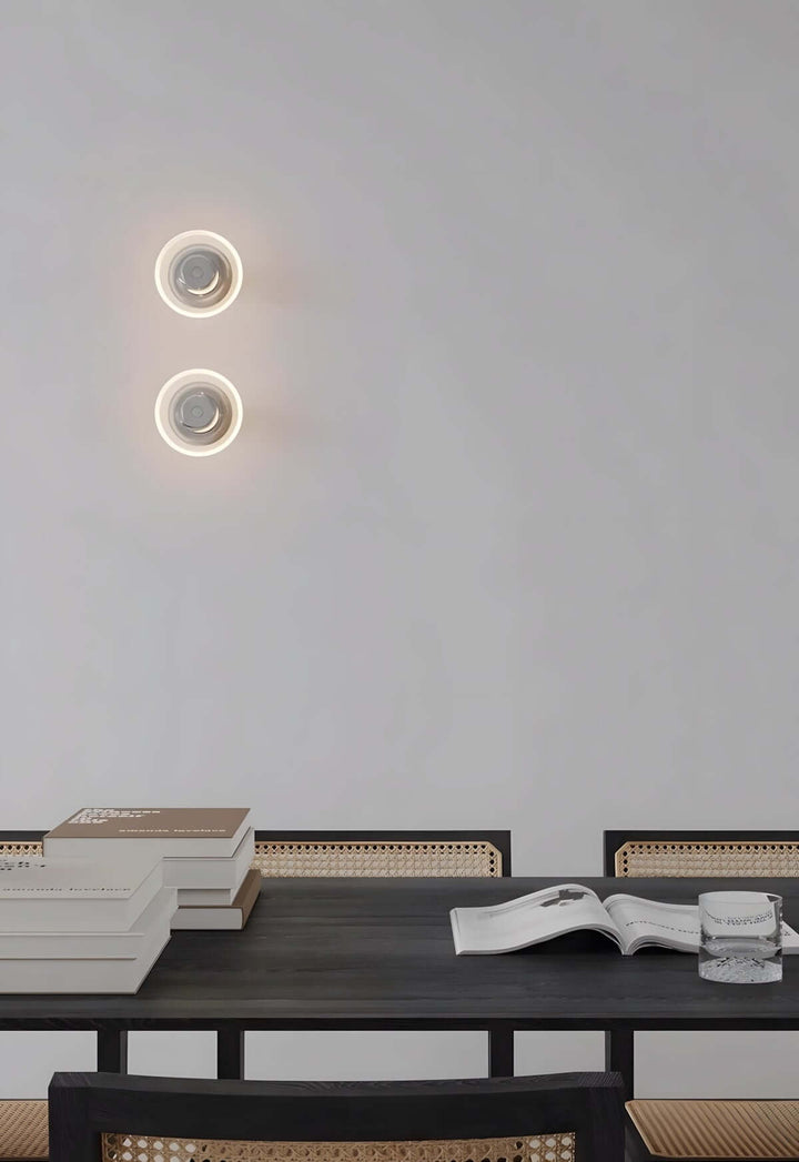 Xelune Wall Sconce – Italian Minimalist Creative Round Crystal