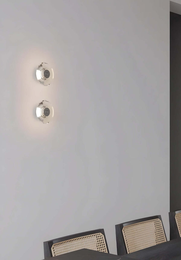 Xelune Wall Sconce – Italian Minimalist Creative Round Crystal