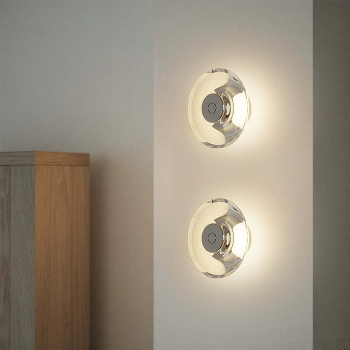Xelune Wall Sconce – Italian Minimalist Creative Round Crystal