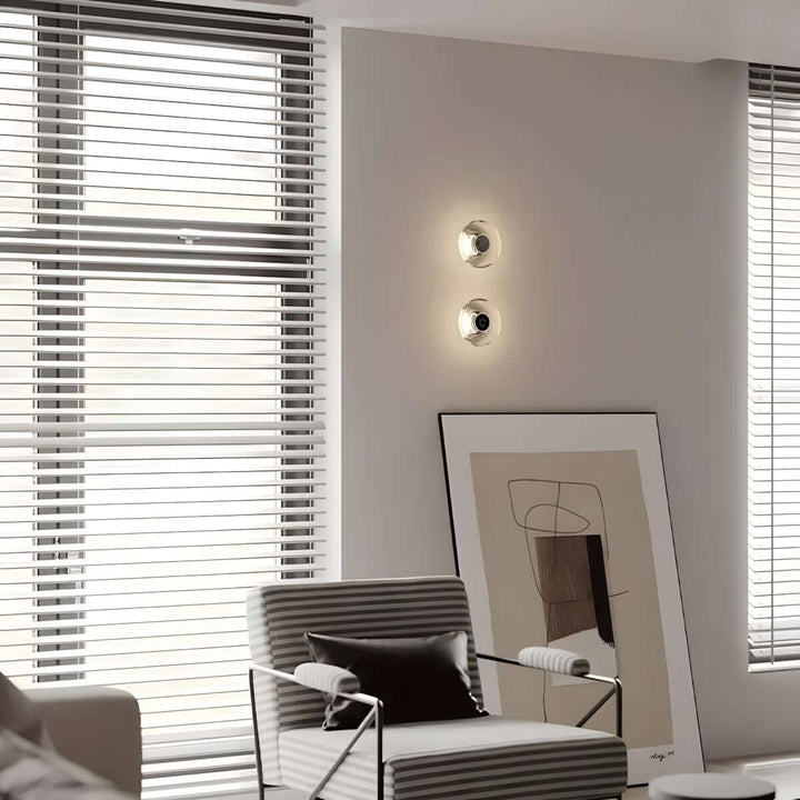 Xelune Wall Sconce – Italian Minimalist Creative Round Crystal