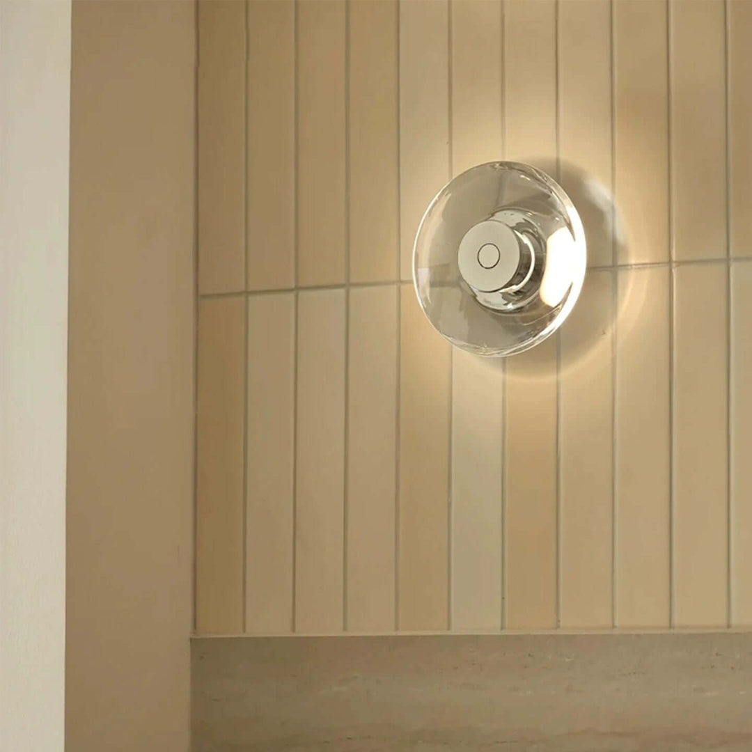Xelune Wall Sconce – Italian Minimalist Creative Round Crystal