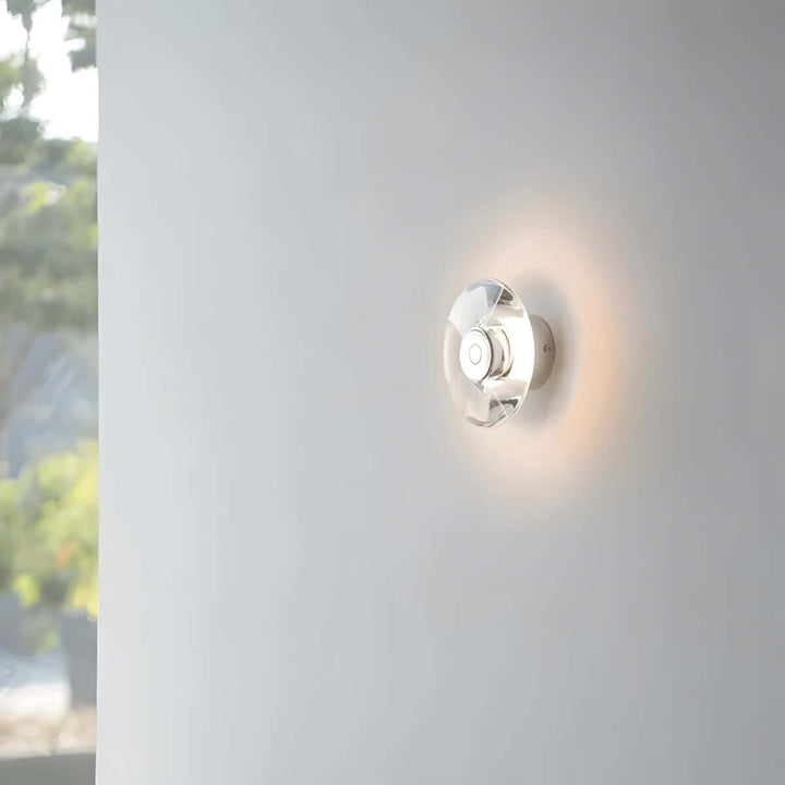 Xelune Wall Sconce – Italian Minimalist Creative Round Crystal