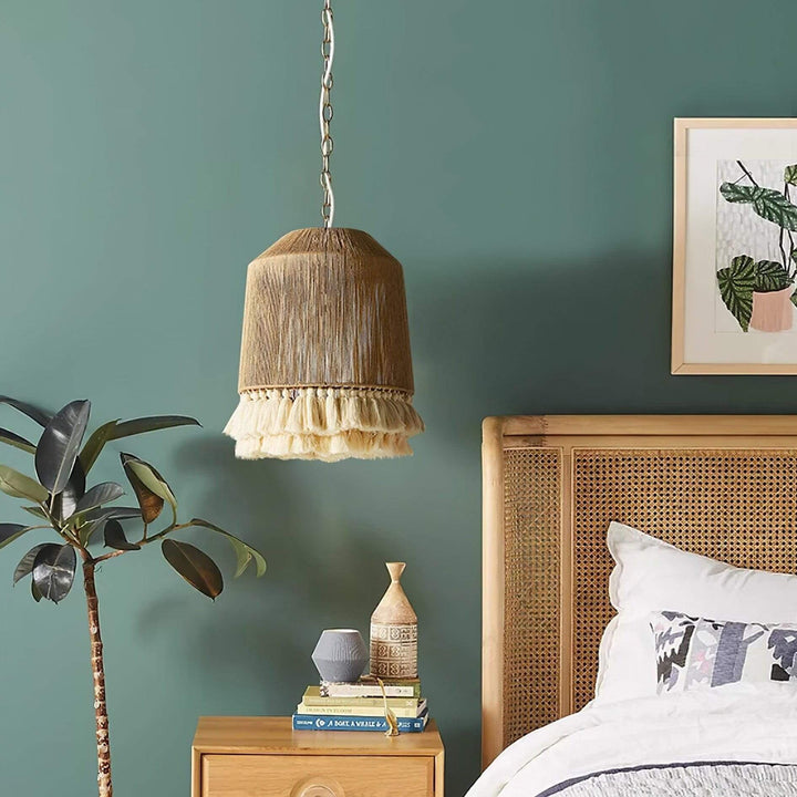 Xenova Pendant Light – Bohemian Style Hemp Rope Creative Pendant Light