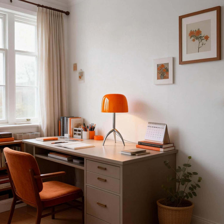 Xevior Table Lamp – Modern Minimalist Tripod Glass Lamp