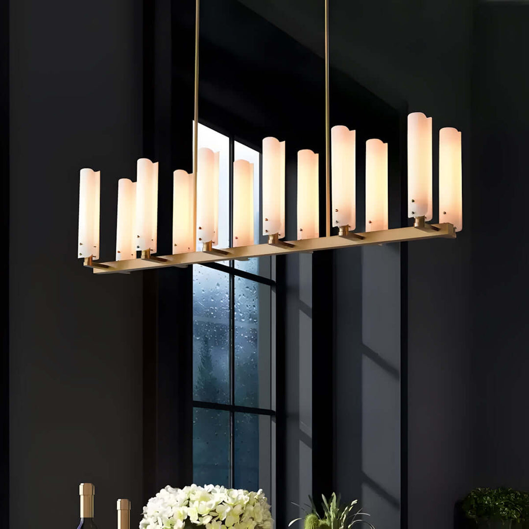 Xevon Chandelier | Elegant Postmodern Minimalist Light