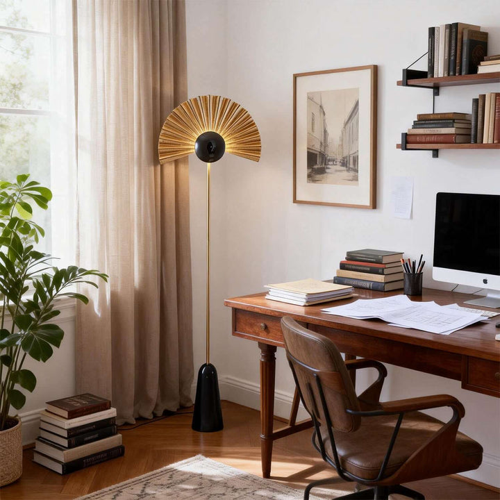Xilvoro Floor Lamp – Modern Italian Creative Fan-shaped Lamp