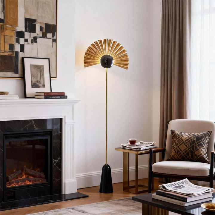 Xilvoro Floor Lamp – Modern Italian Creative Fan-shaped Lamp