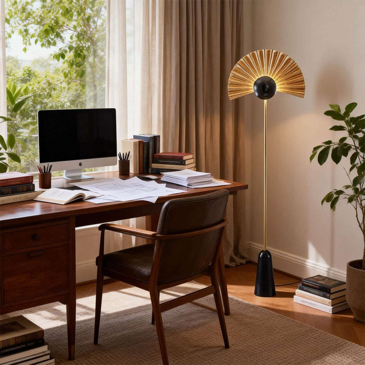 Xilvoro Floor Lamp – Modern Italian Creative Fan-shaped Lamp