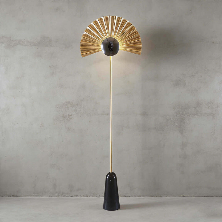 Xilvoro Floor Lamp – Modern Italian Creative Fan-shaped Lamp