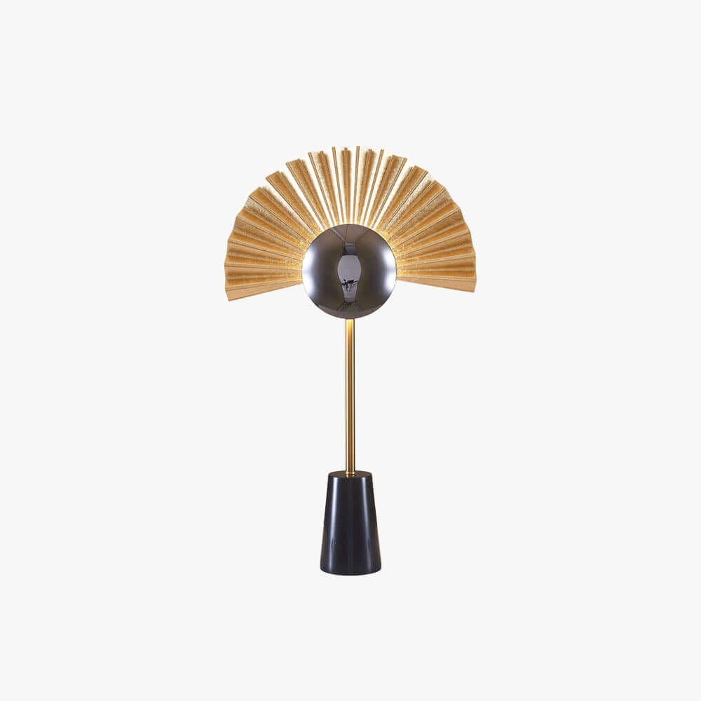 Xilvoro Table Lamp – Modern Italian Creative Fan-shaped Lamp