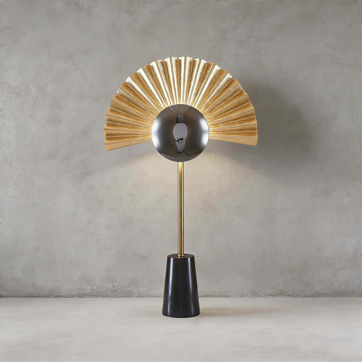 Xilvoro Table Lamp – Modern Italian Creative Fan-shaped Lamp