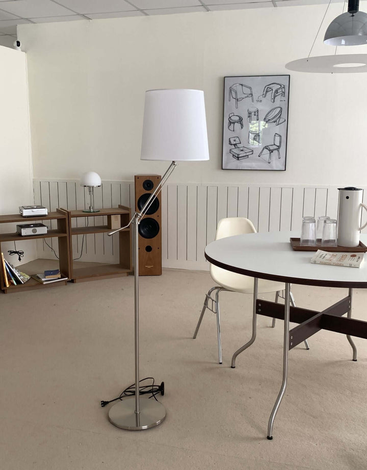 Xindea Floor Lamp – Modern Minimalist Swing-Arm Reading Lamp