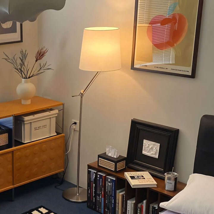 Xindea Floor Lamp – Modern Minimalist Swing-Arm Reading Lamp