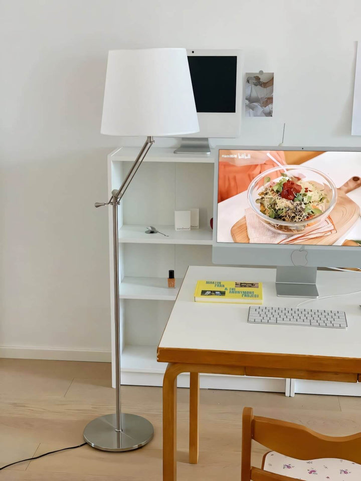 Xindea Floor Lamp – Modern Minimalist Swing-Arm Reading Lamp