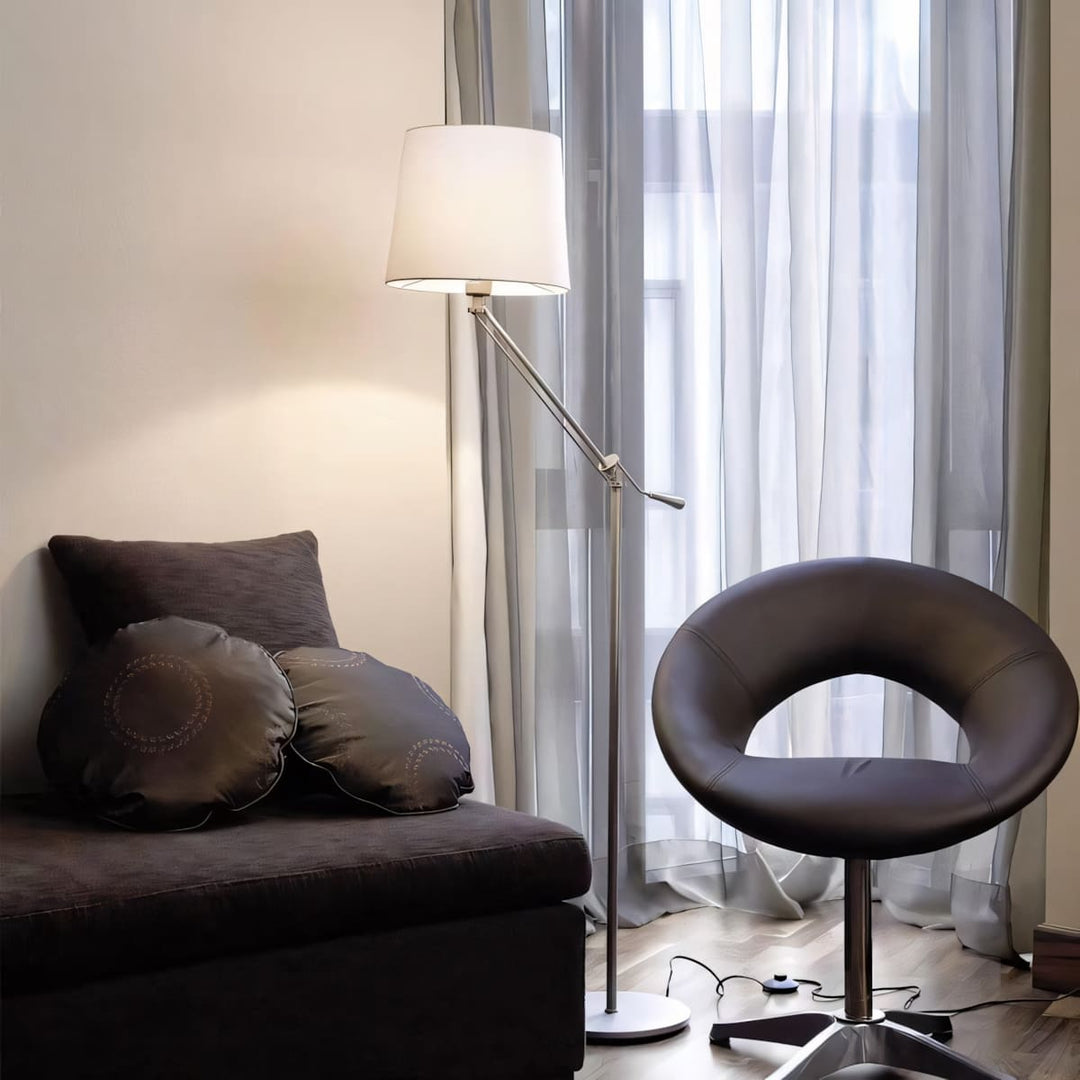 Xindea Floor Lamp – Modern Minimalist Swing-Arm Reading Lamp