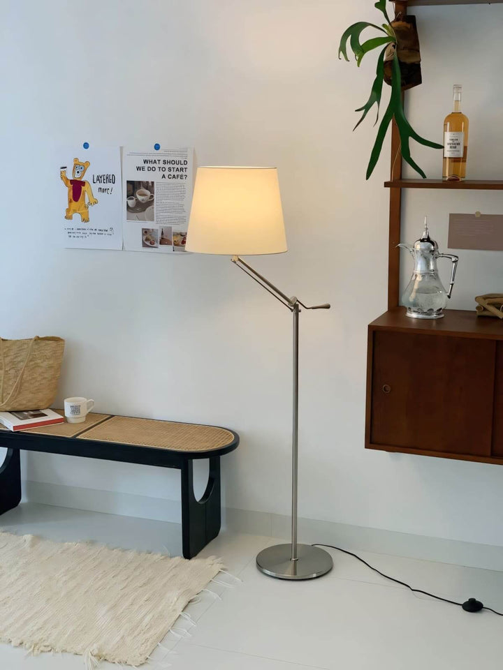 Xindea Floor Lamp – Modern Minimalist Swing-Arm Reading Lamp