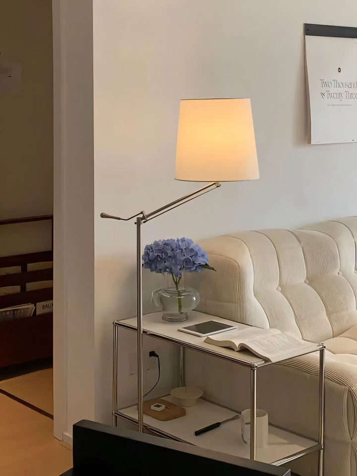 Xindea Floor Lamp – Modern Minimalist Swing-Arm Reading Lamp