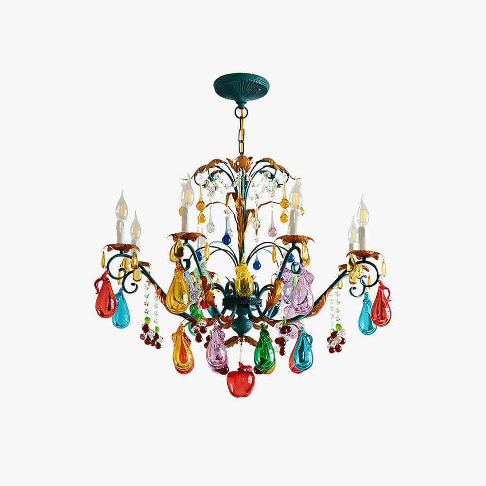 Xivolar Chandelier – French Vintage Murano Art Glass Light