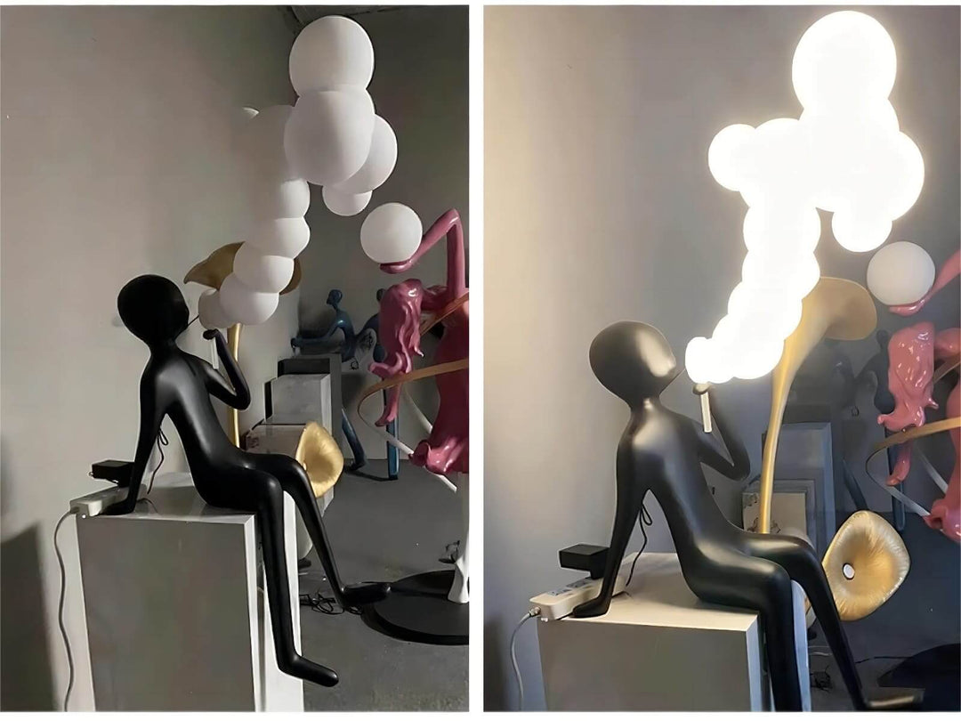 Xynka Sculpture Floor Lamp – Living Room Art Deco Lamp