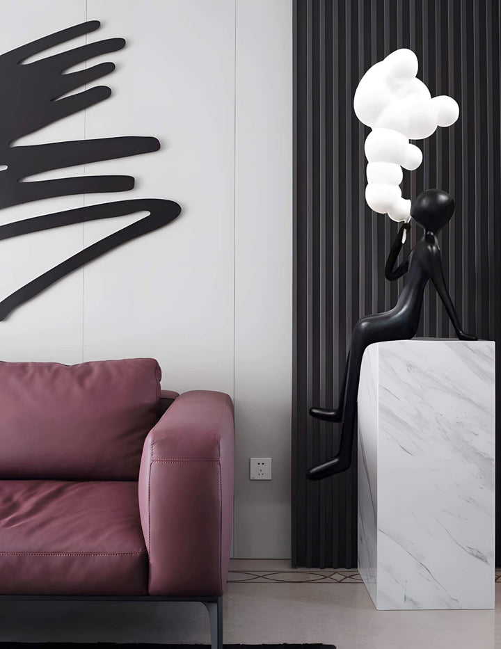 Xynka Sculpture Floor Lamp – Living Room Art Deco Lamp