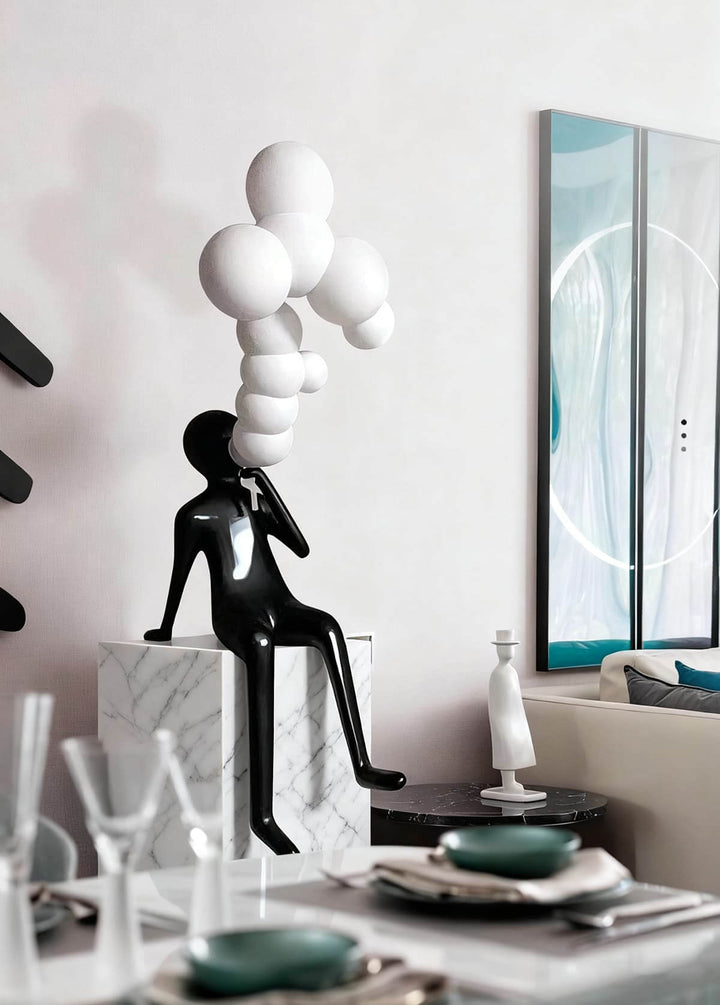 Xynka Sculpture Floor Lamp – Living Room Art Deco Lamp