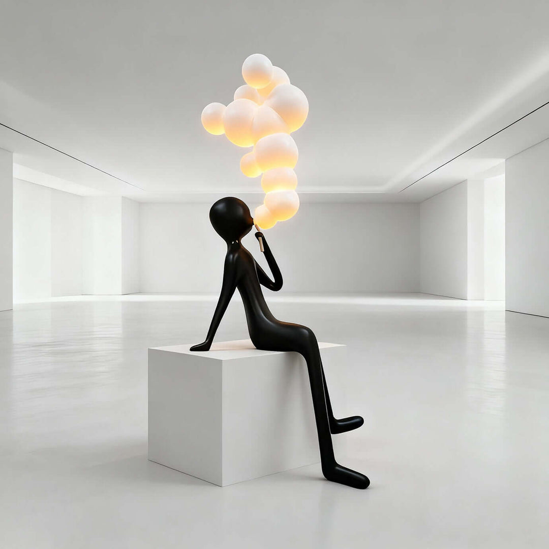 Xynka Sculpture Floor Lamp – Living Room Art Deco Lamp