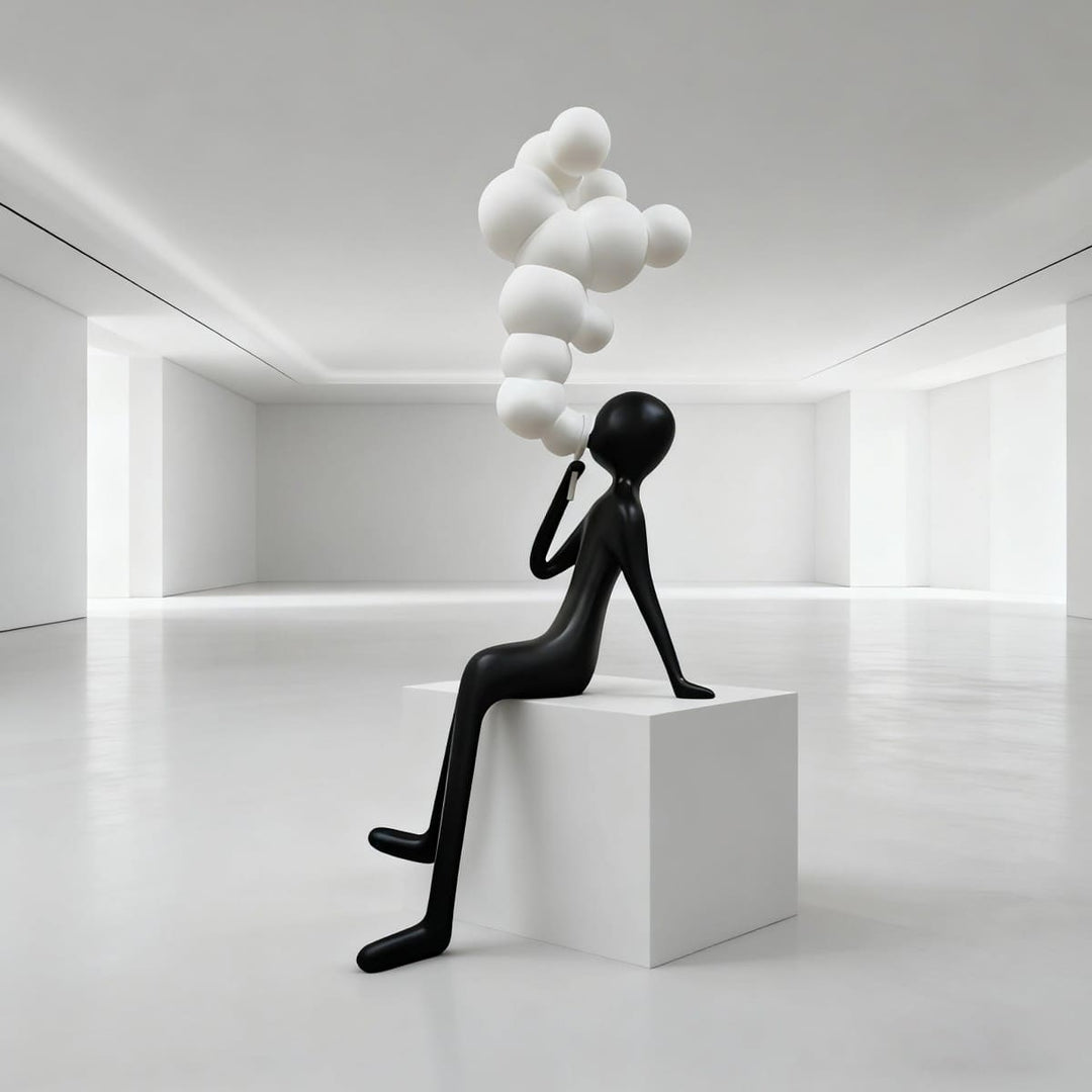 Xynka Sculpture Floor Lamp – Living Room Art Deco Lamp