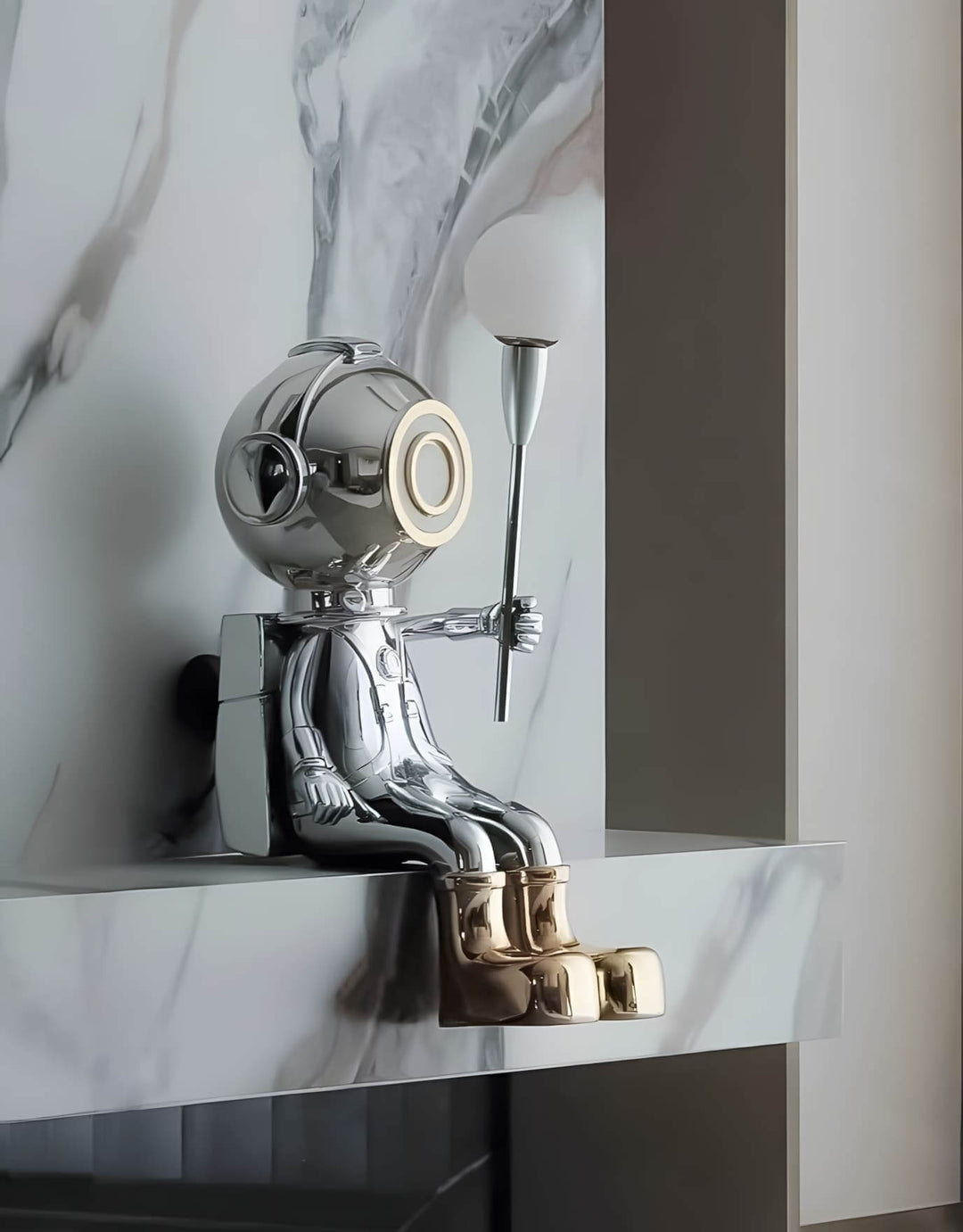 Xyroli Art Deco Floor Lamp – Living Room Sculpture Floor Lamp