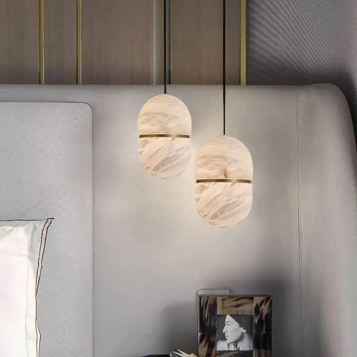 YUM Alabaster Pendant Light | Modern Bathroom Fixture | Vinlighting | Vinlighting | Vinlighting