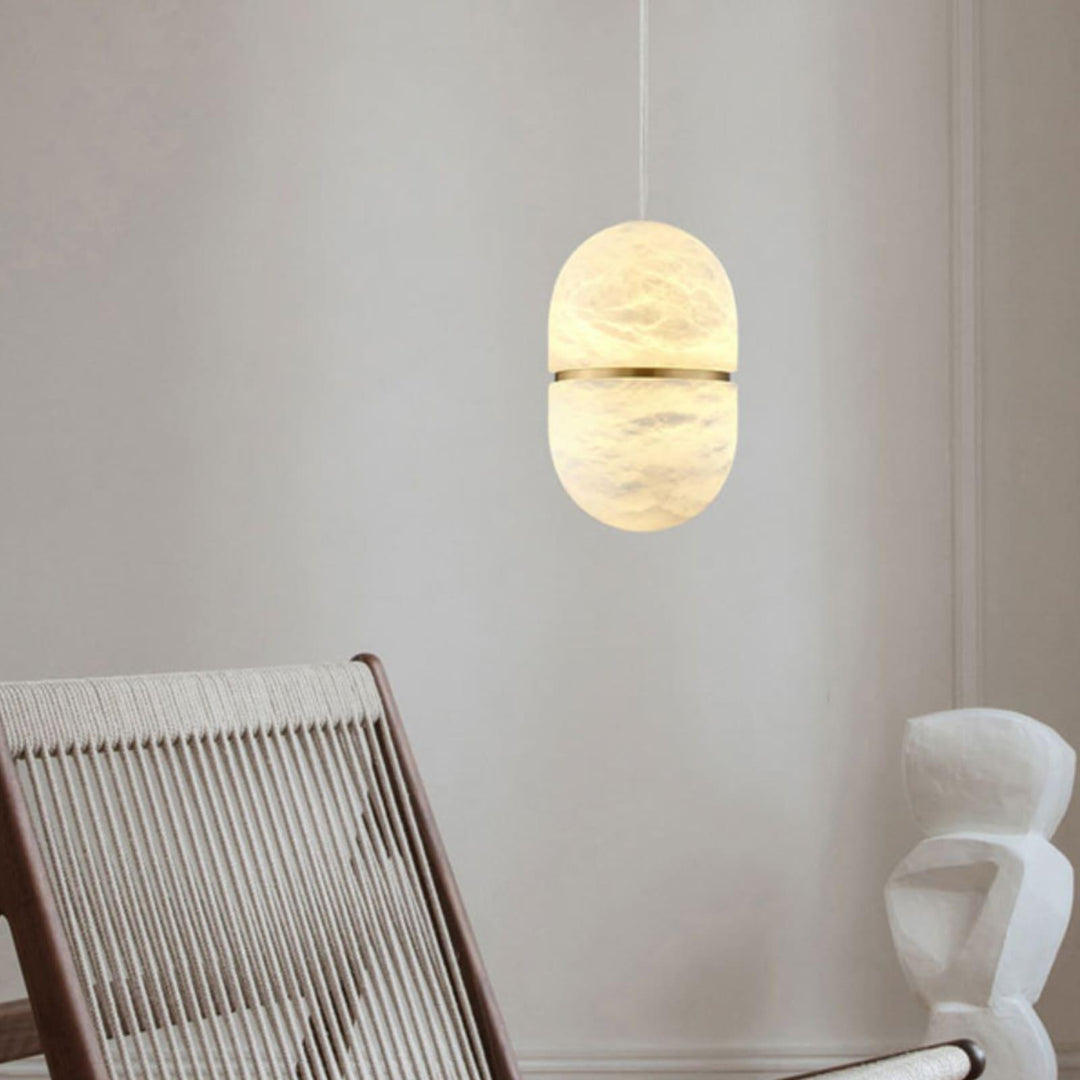 YUM Alabaster Pendant Light | Modern Bathroom Fixture | Vinlighting | Vinlighting | Vinlighting