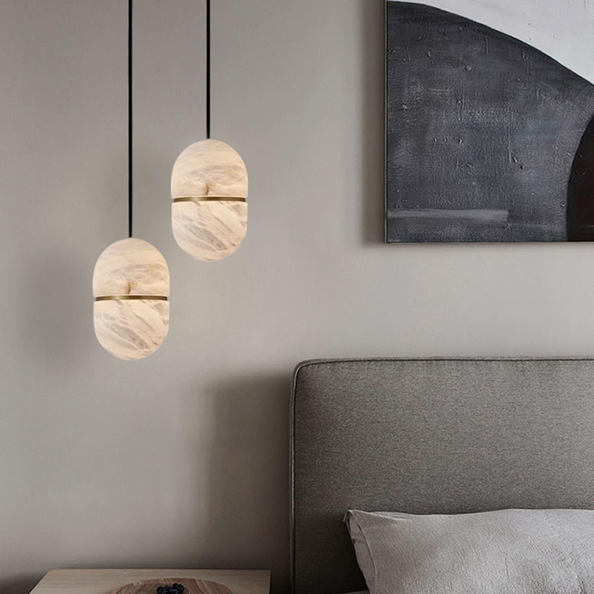 YUM Alabaster Pendant Light - Vinlighting