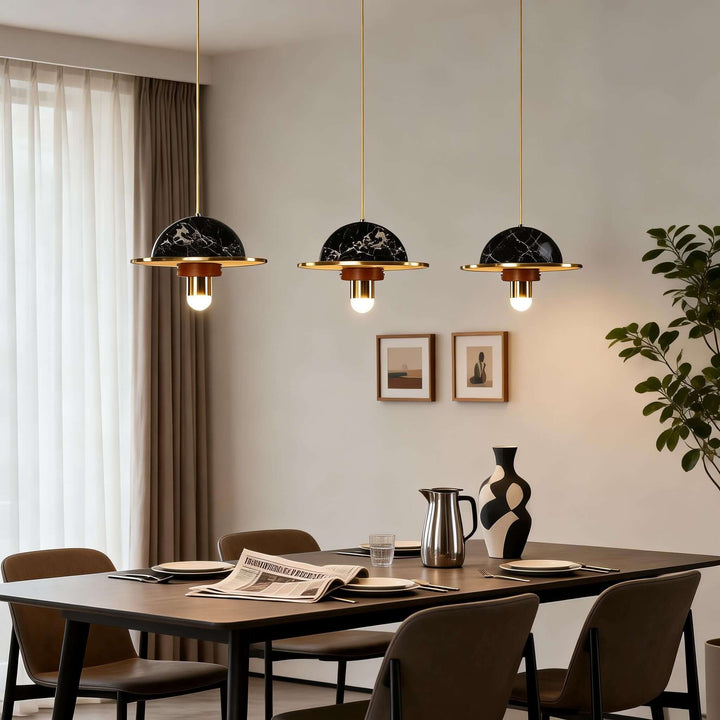 Yaxri Pendant Light – Minimalist Marble Pendant for Dining Room