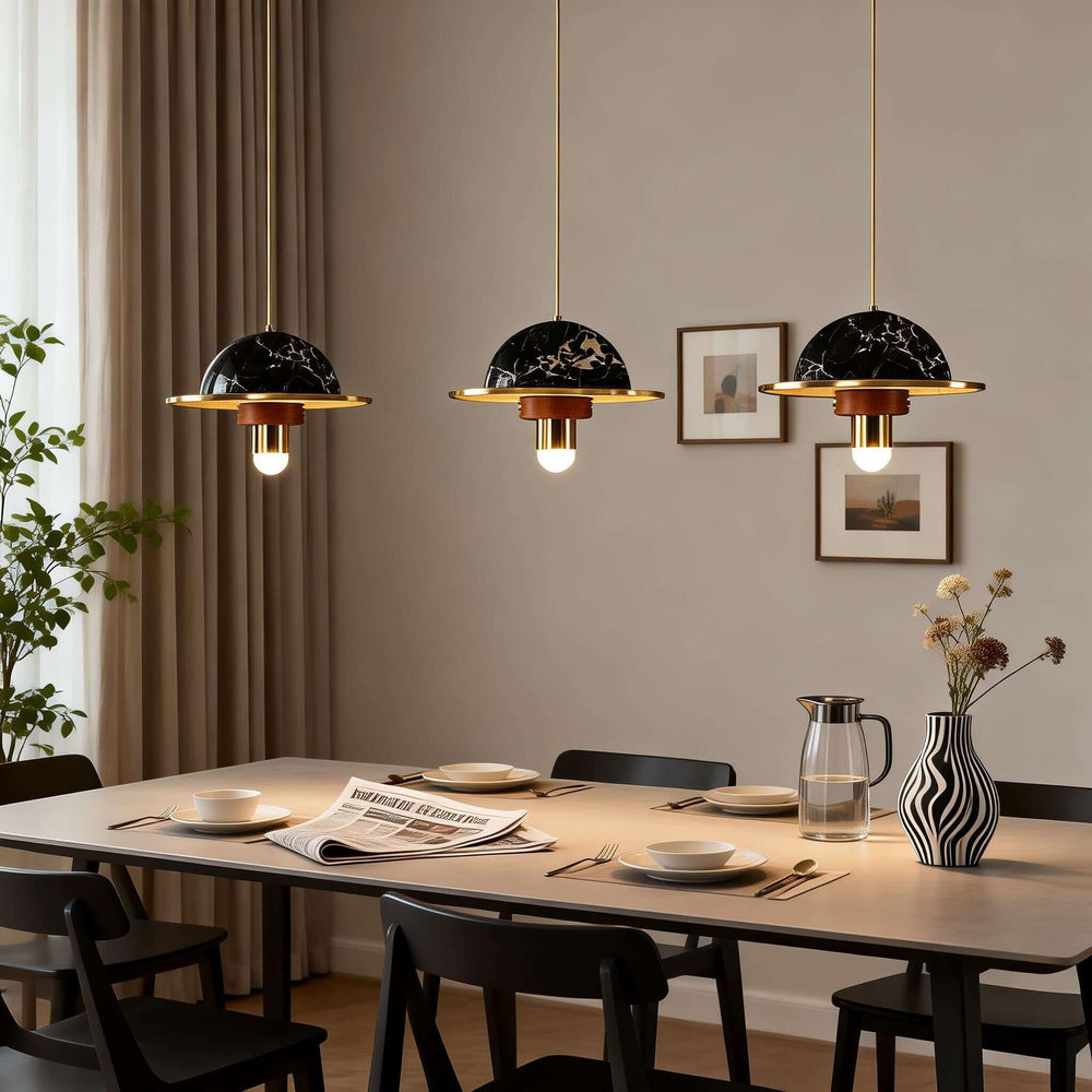 Yaxri Pendant Light – Minimalist Marble Pendant for Dining Room