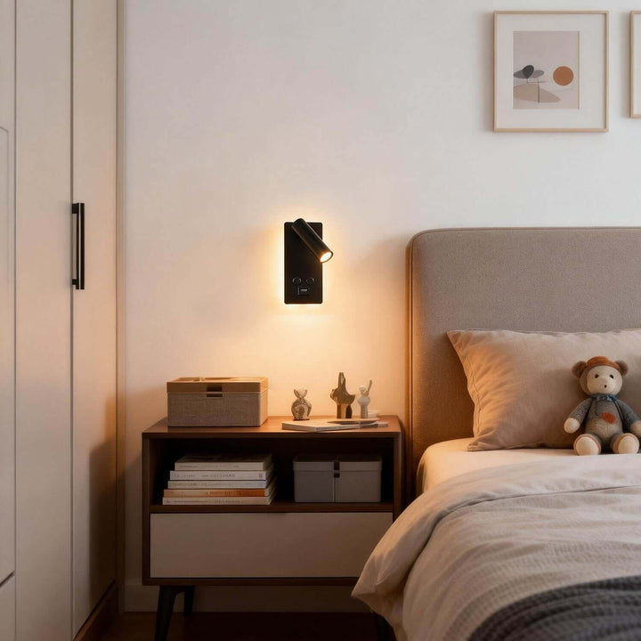 Yorva Wall Lamp Style B – Modern Minimalist Reading Lamp