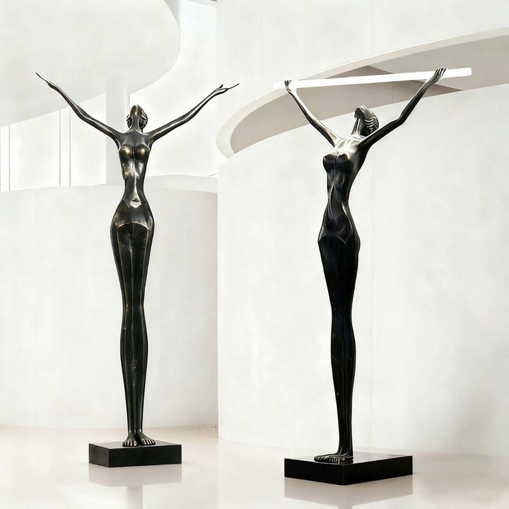 Yuvita Art Deco Floor Lamp – Elegant Art Sculpture Light
