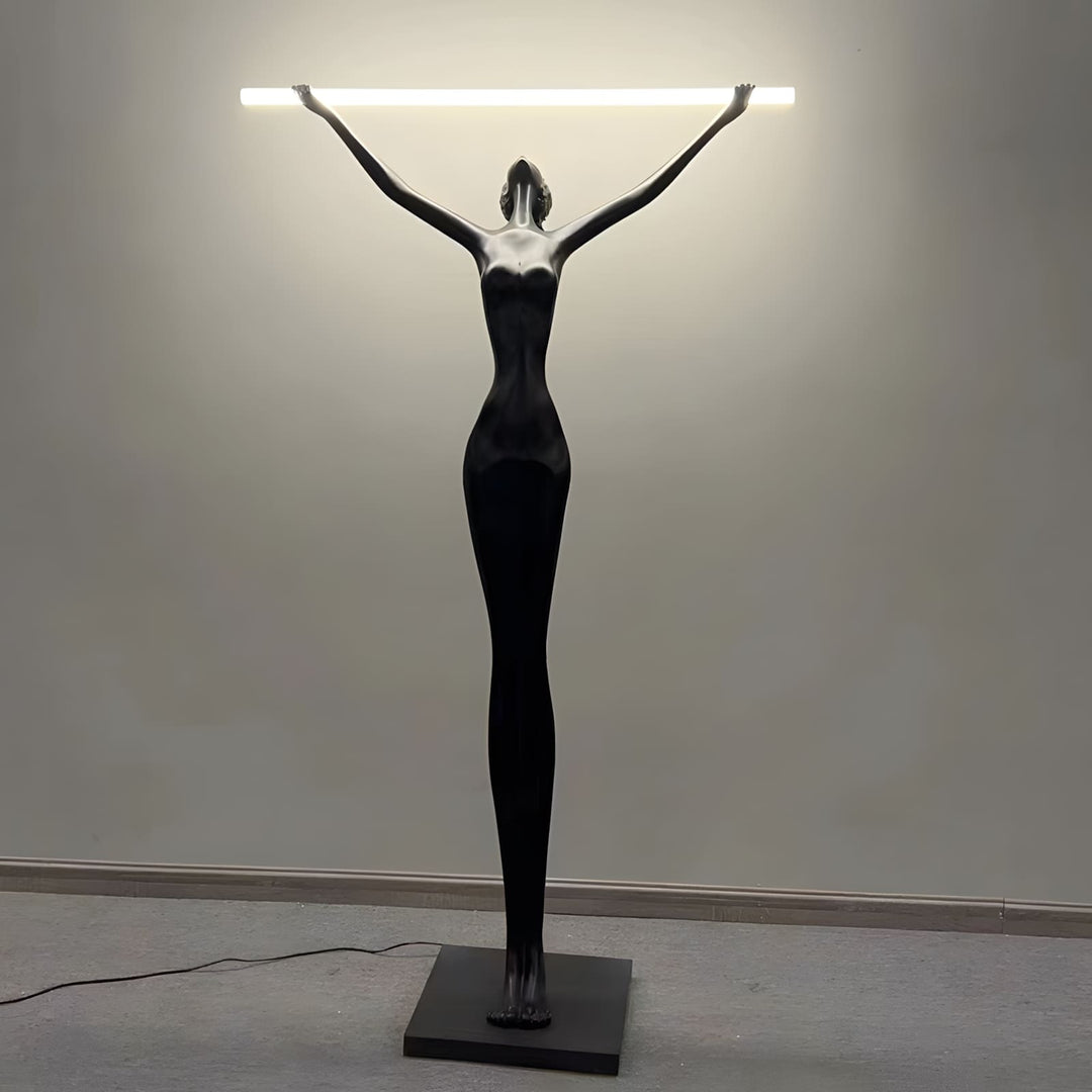 Yuvita Art Deco Floor Lamp – Elegant Art Sculpture Light