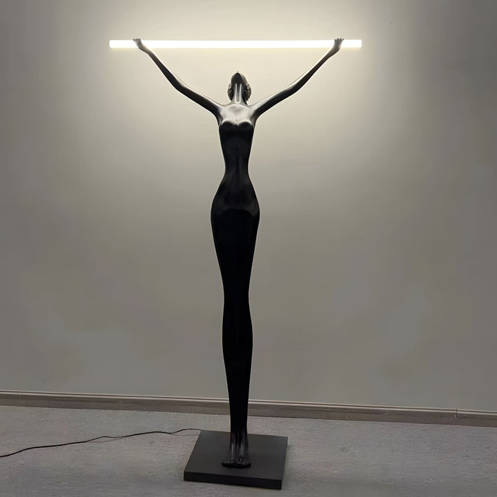 Yuvita Art Deco Floor Lamp – Elegant Art Sculpture Light
