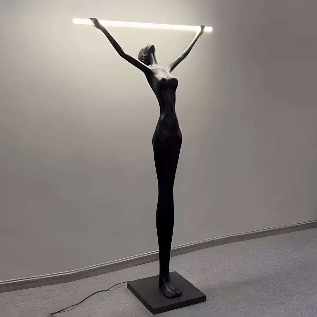Yuvita Art Deco Floor Lamp – Elegant Art Sculpture Light