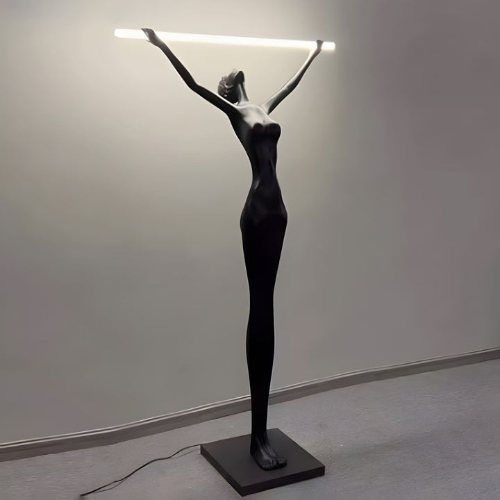 Yuvita Art Deco Floor Lamp – Elegant Art Sculpture Light