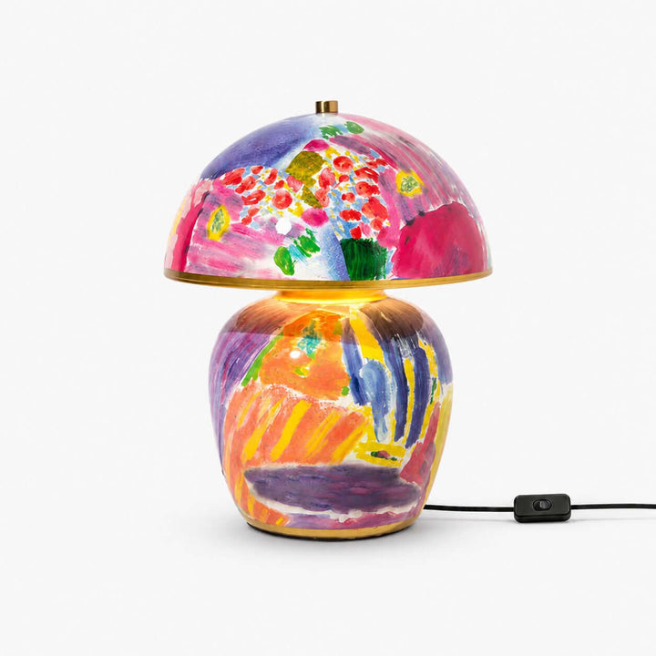 Zanori Table Lamp | Colorful Hand Painted Ceramic Accent Light