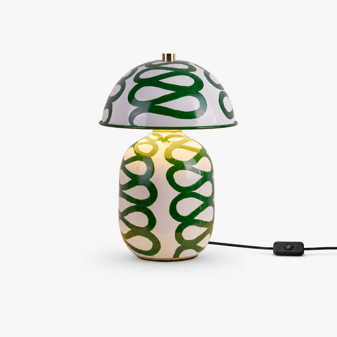 Zaria Modern Patterned Table Lamp for Bedroom and Office